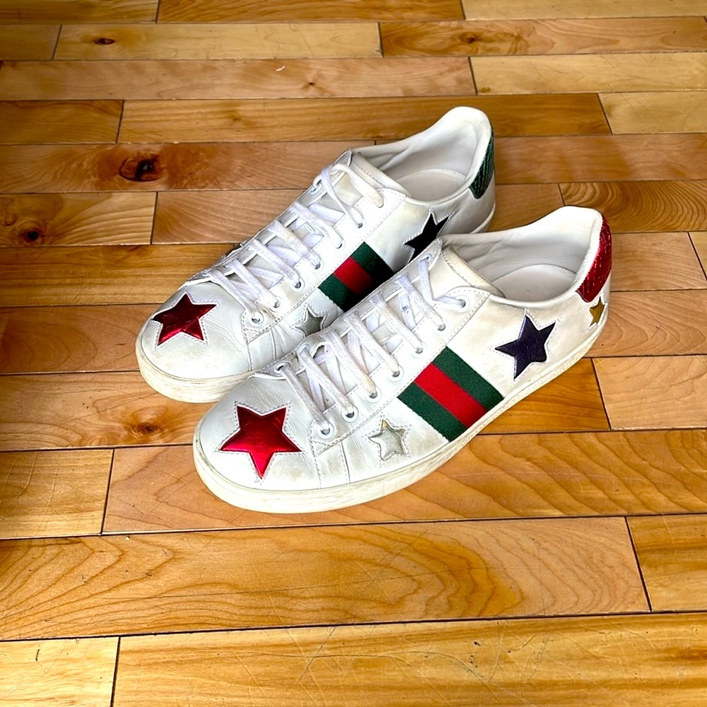 GUCCI Star Ace Trainers Size 39.5